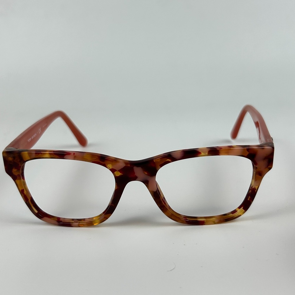 Tory Burch TY2098 1758 Women Eyeglasses Frame Orange Tortoise Shell 48-18-140 mm - Picture 2 of 10